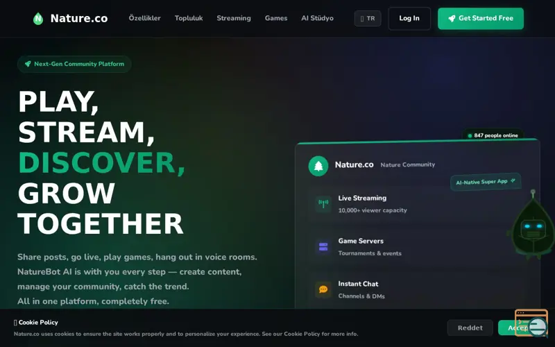 Screenshot of Natureco