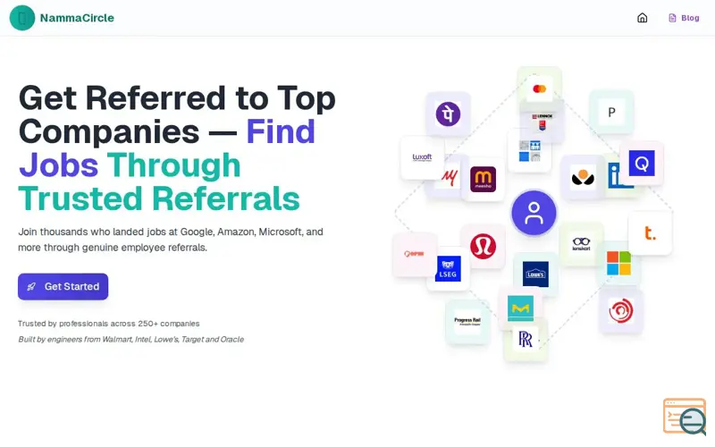 Screenshot of NammaCircle