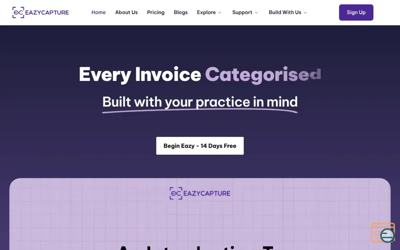Screenshot of EazyCapture
