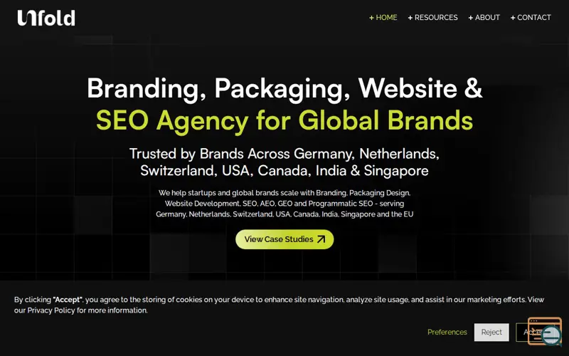 Screenshot of UnFoldMart