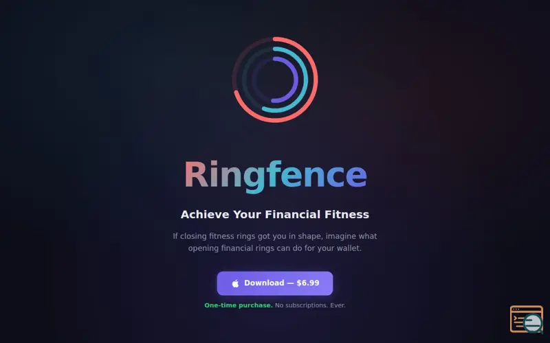 Screenshot of Ringfence Achieve Your Financial Fitness
