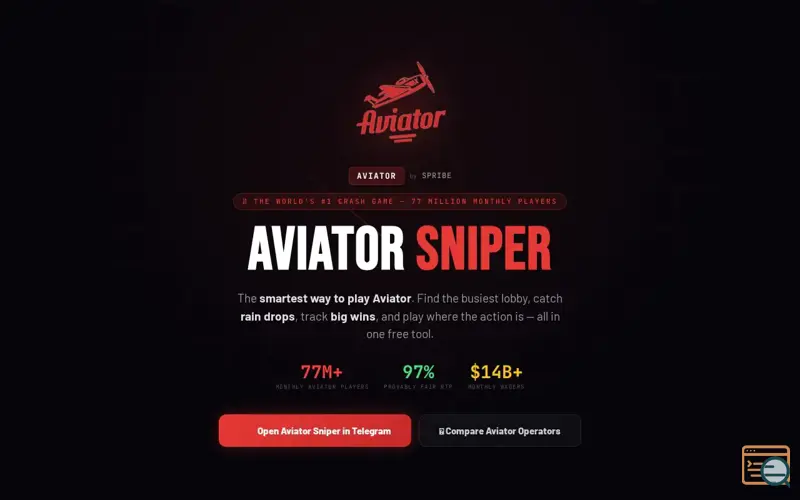 Screenshot of Aviator Sniper