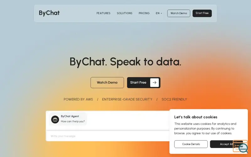 Screenshot of ByChat