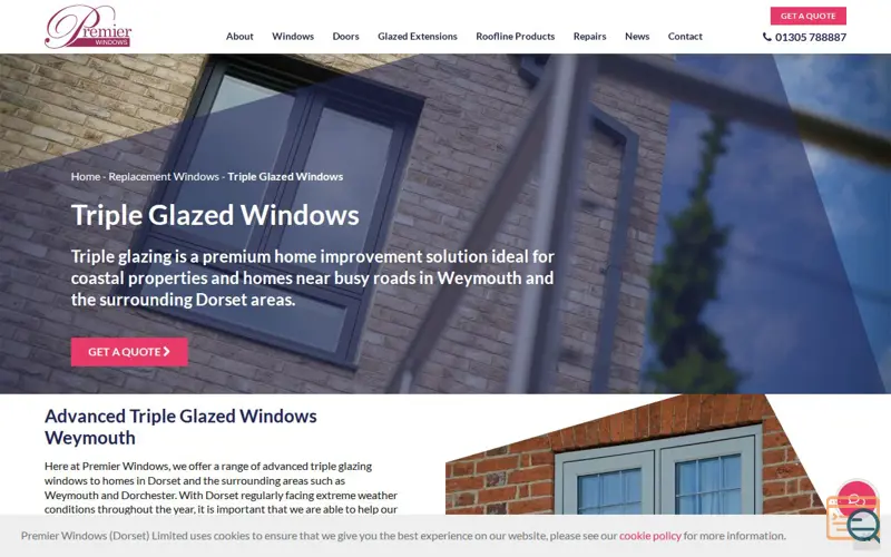 Screenshot of Triple Glazed Windows
