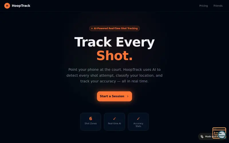 Screenshot of HoopTracker