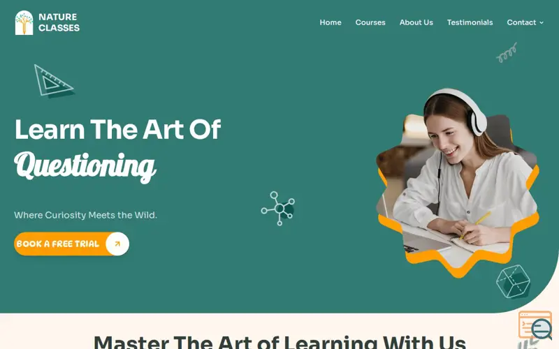 Screenshot of Nature Classes