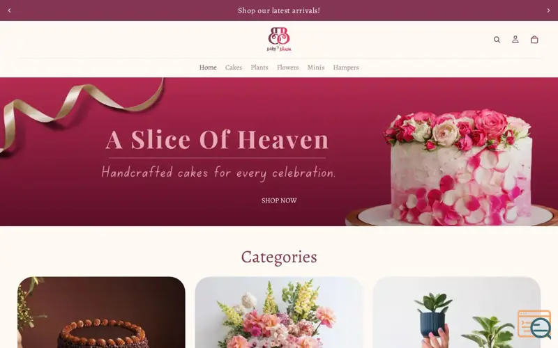 Screenshot of Bake N Bloom