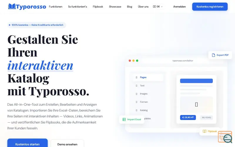 Screenshot of TypoRosso — Create interactive PDFs