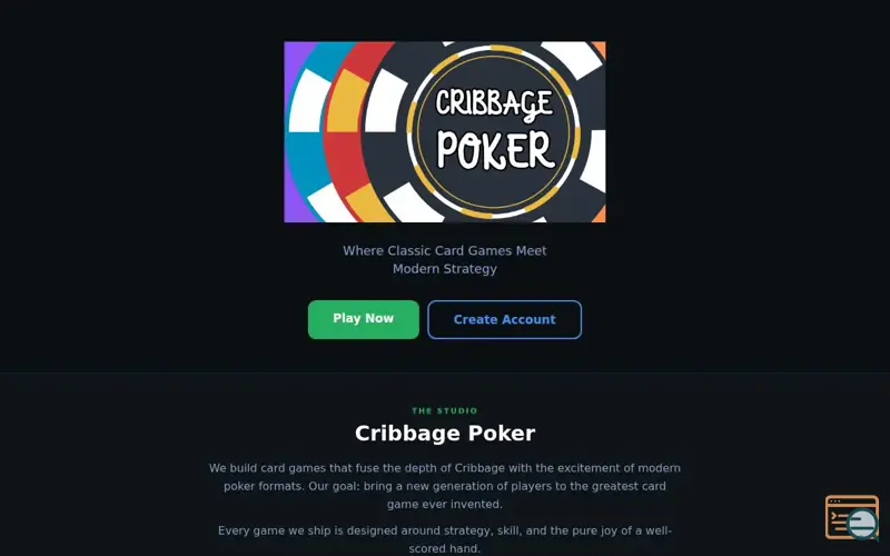 Screenshot of Cribbage Poker