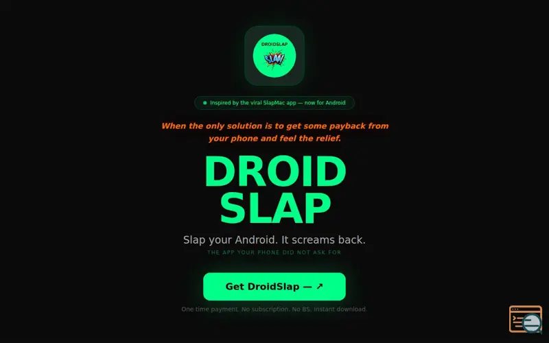 Screenshot of DroidSlap