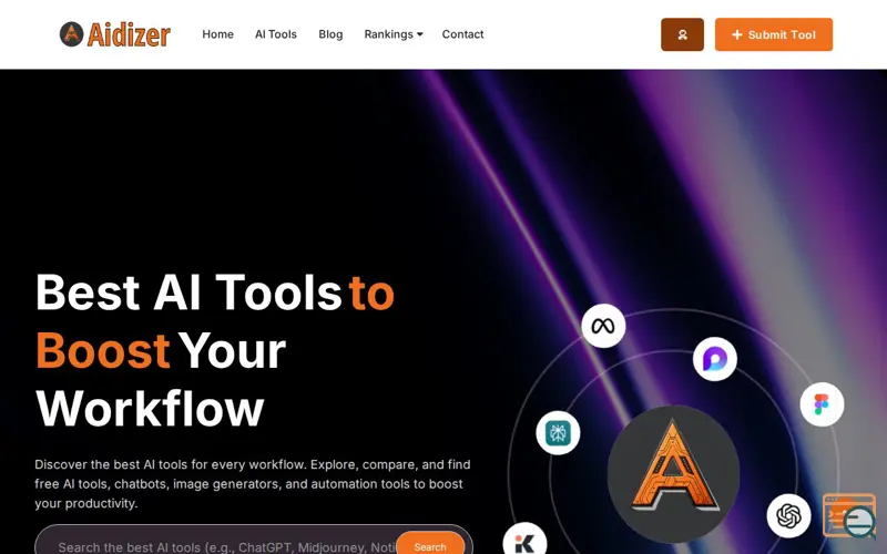 Screenshot of Aidizer