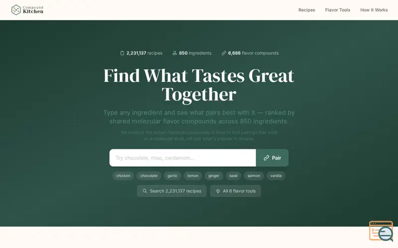 Screenshot of Comp Kitchen