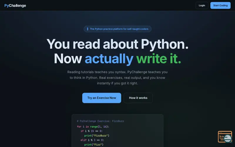 Screenshot of PyChallenge