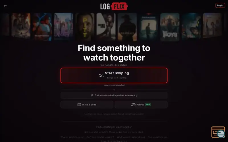 Screenshot of Logflix