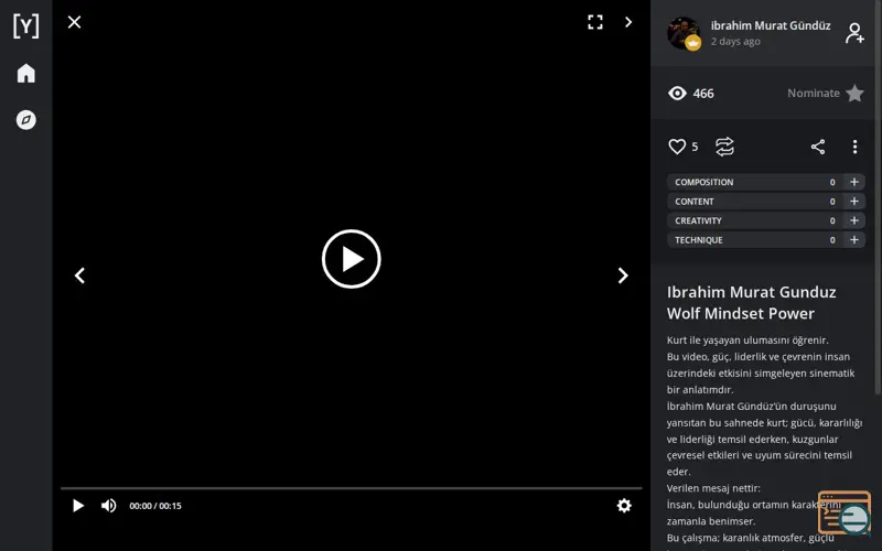 Screenshot of ibrahimmuratgunduz Wolf Mindset