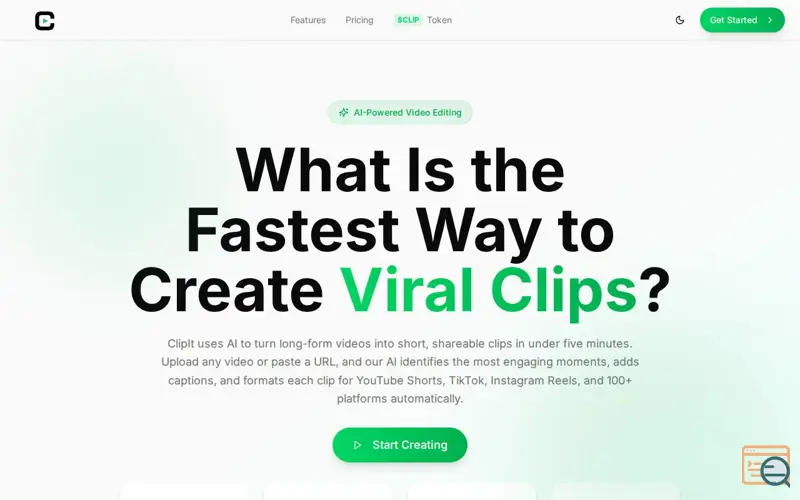 Screenshot of ClipIt