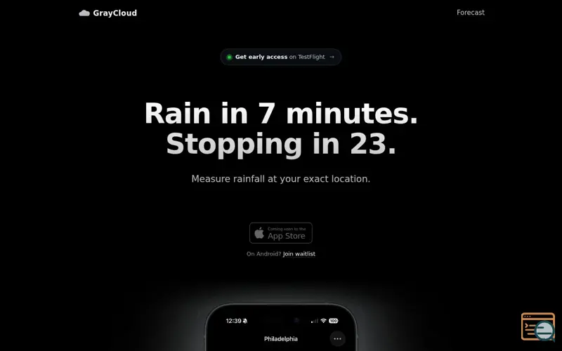 Screenshot of GrayCloud