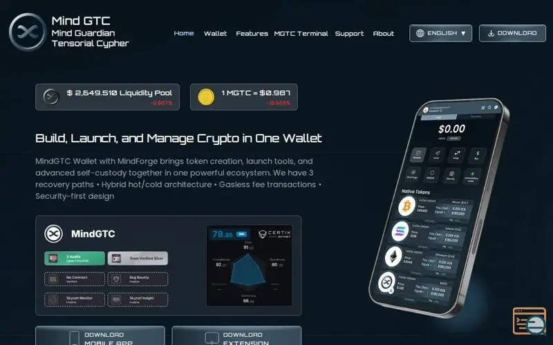 Screenshot of MindGTC