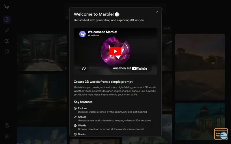 Screenshot of Marble 1.1