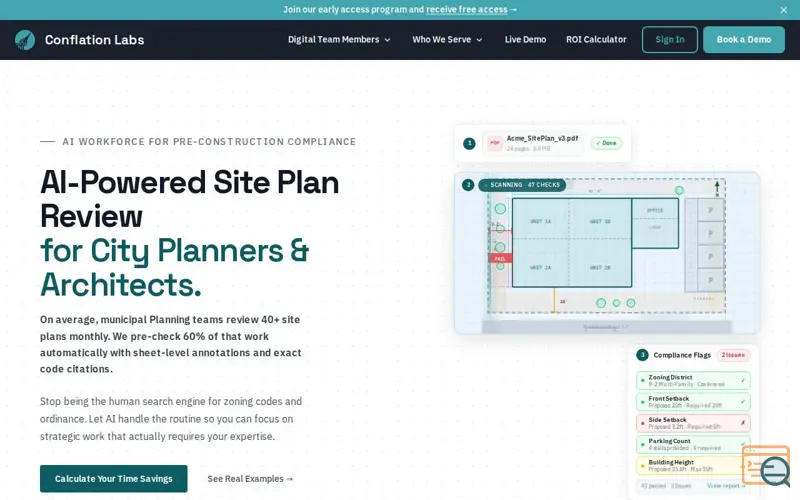 Screenshot of Conflation Labs