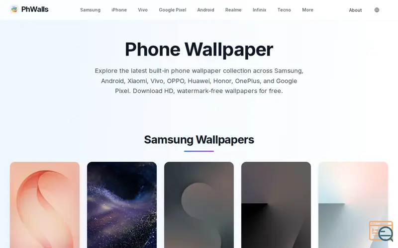 Screenshot of PhWalls