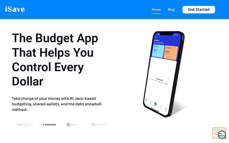 Screenshot of iSave: Money & Budget Manager