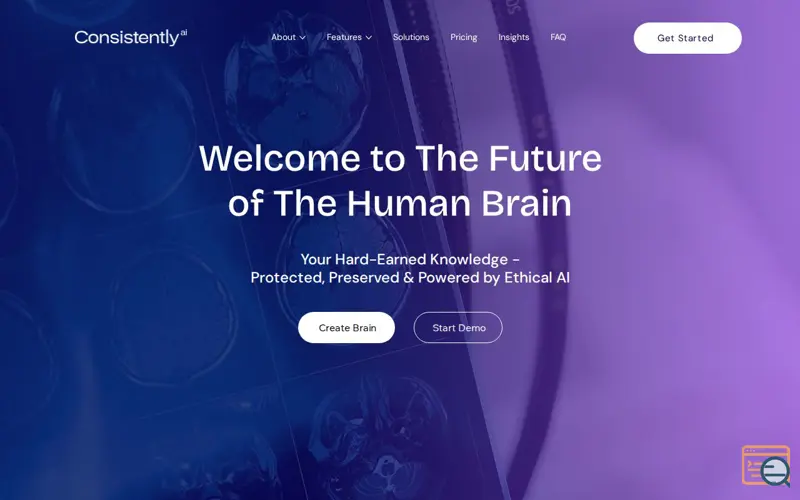Screenshot of ConsistentlyAI