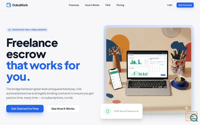 Screenshot of DokaWork