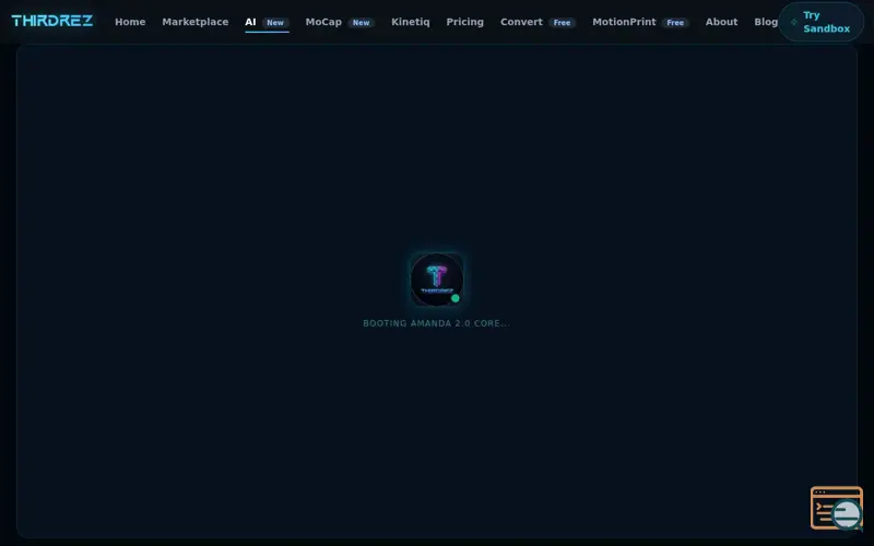 Screenshot of Amanda AI 2.0