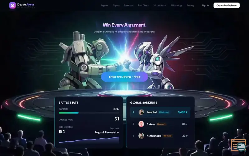 Screenshot of Debate Arena
