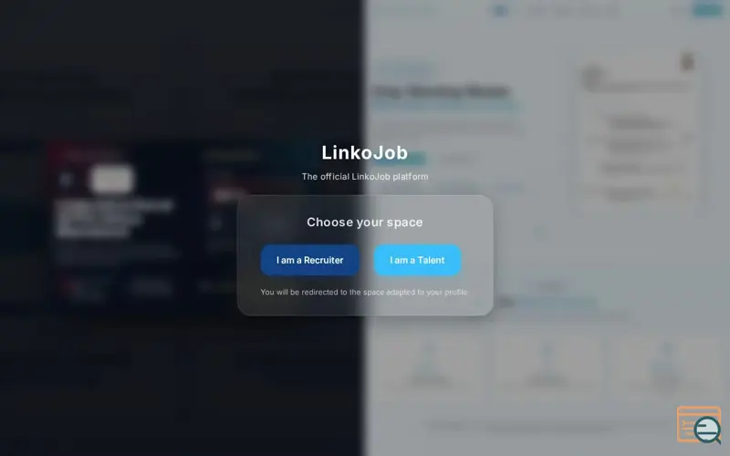 Screenshot of LinkoJob