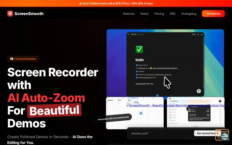 Screenshot of ScreenSmooth