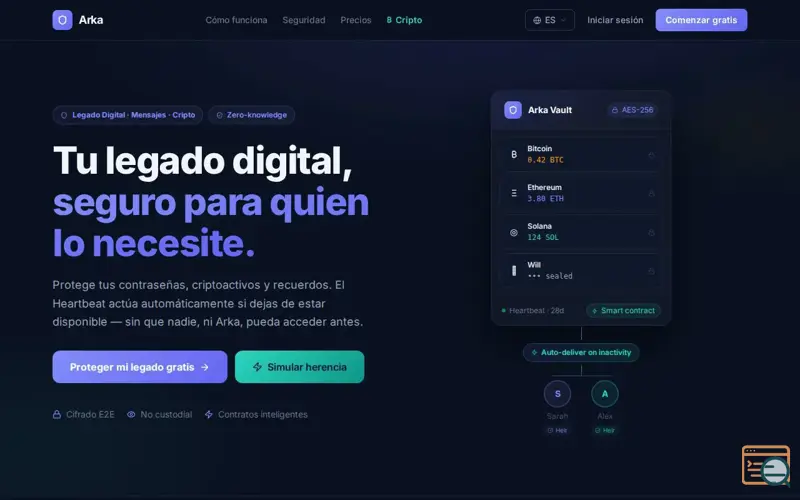 Screenshot of Arkakey