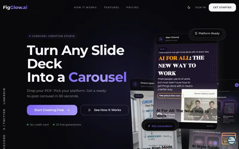 Screenshot of FigGlow