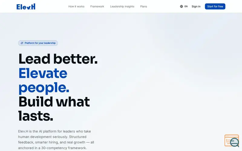 Screenshot of Elev.H