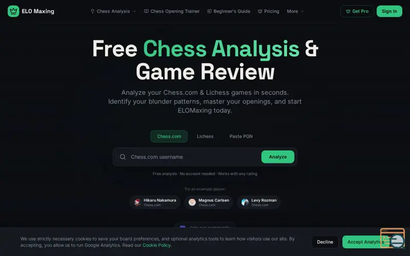 Screenshot of ELO Maxing