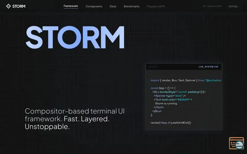 Screenshot of Storm