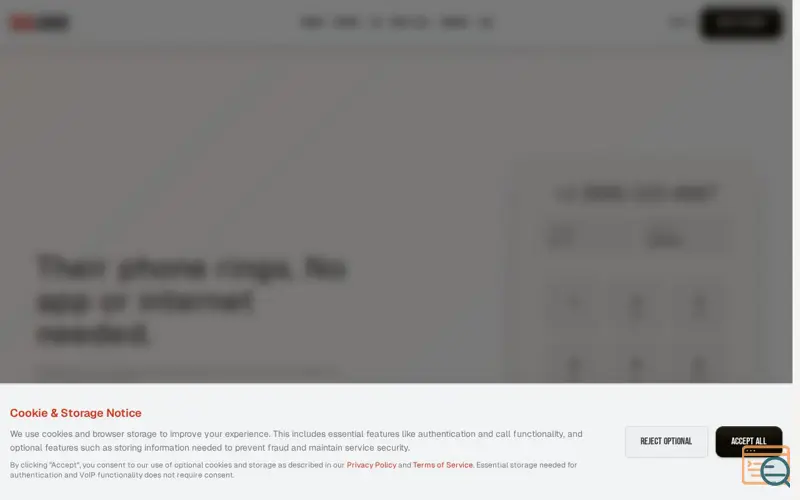 Screenshot of DialHard