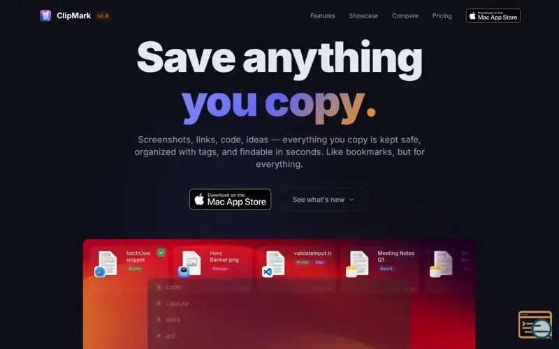 Screenshot of ClipMark