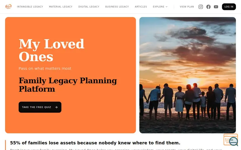 Screenshot of My Loved Ones