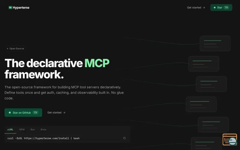 Screenshot of Hyperterse