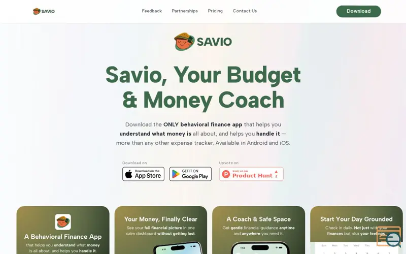 Screenshot of Savio