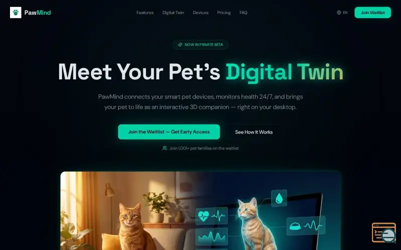 Screenshot of PawMind