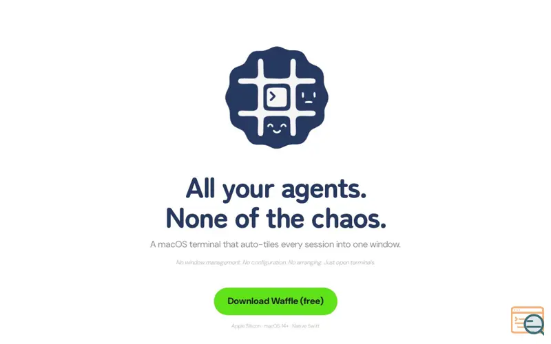 Screenshot of Waffle