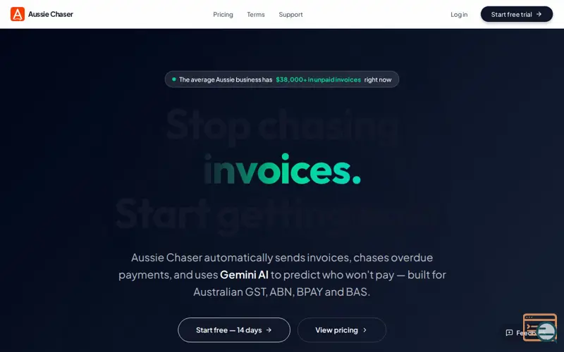 Screenshot of Aussie Chaser