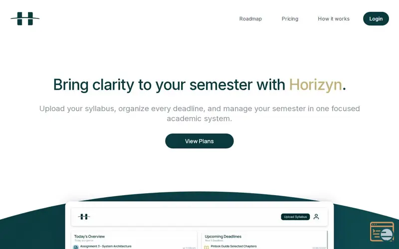 Screenshot of Horizyn