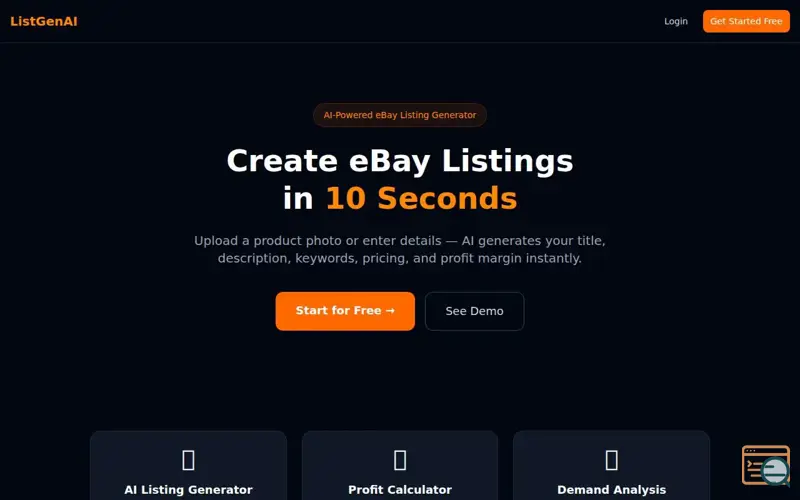 Screenshot of ListGenAI