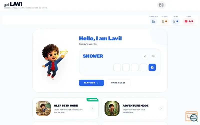 Screenshot of getLAVI.com