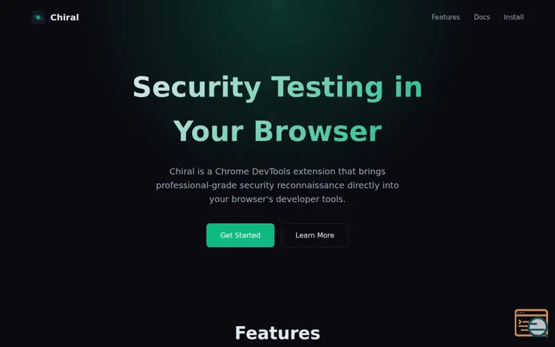 Screenshot of Chiral