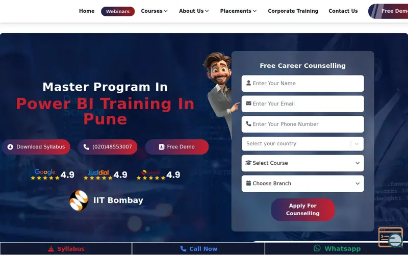 Screenshot of IT Education Centre